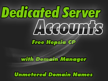 Half-priced dedicated web hosting package